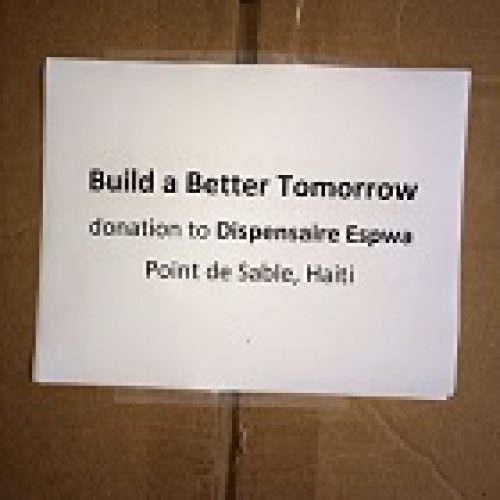 BBT Med supplies for small clinic, Haiti 4--